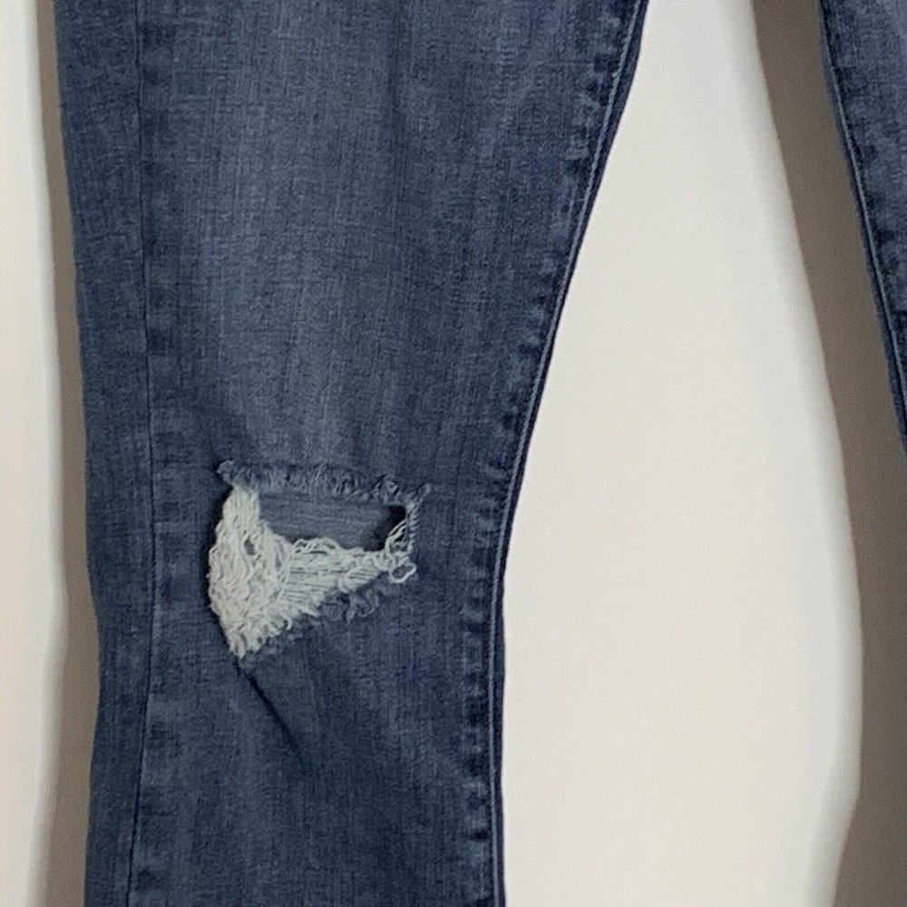 Good American Jeans Good Legs 8/29 Distressed Skinny Blue084 Made in USA - Picture 10 of 12